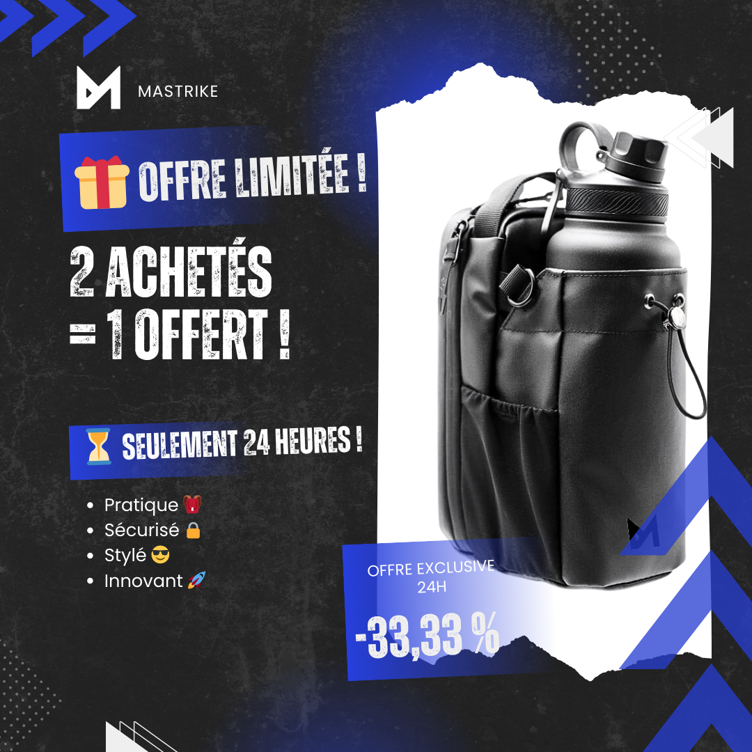 MASTRIKE™ Pro – La Sacoche Magnétique Révolutionnaire